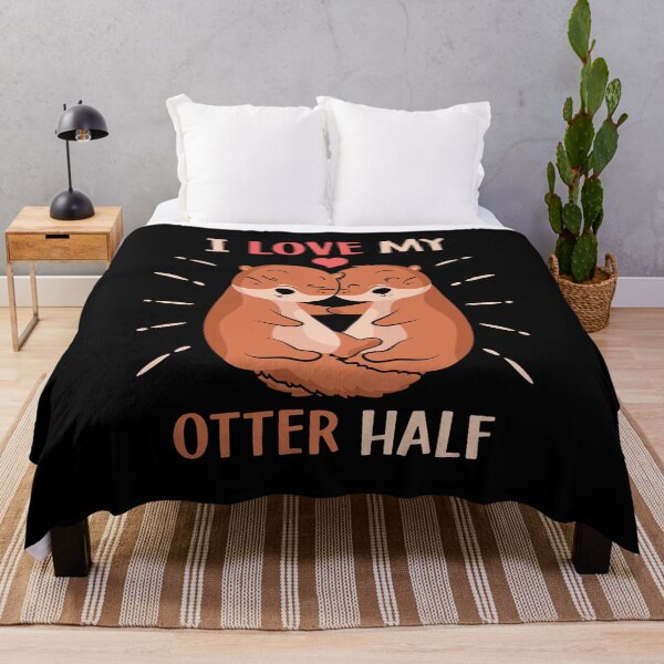 Item preview, I Love My Otter Half  - Valentine's Day  designed and sold by Smix Pixels.
