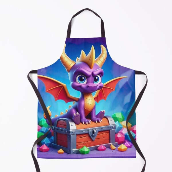 Item preview, Chibi Spyro's Hoard - Adorable Guardian of Gemstone Treasure designed and sold by MnDShirts.
