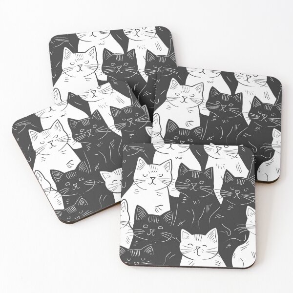Item preview, Bicolor Cats Pattern designed and sold by Desfix.