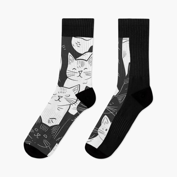 Item preview, Bicolor Cats Pattern designed and sold by Desfix.