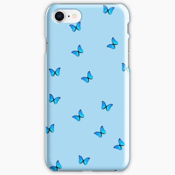 blue butterfly iPhone Snap Case