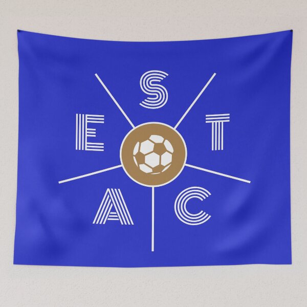 Item preview, ES Troyes AC ESTAC Football Minimalist Style Artwork designed and sold by kakarikihill.