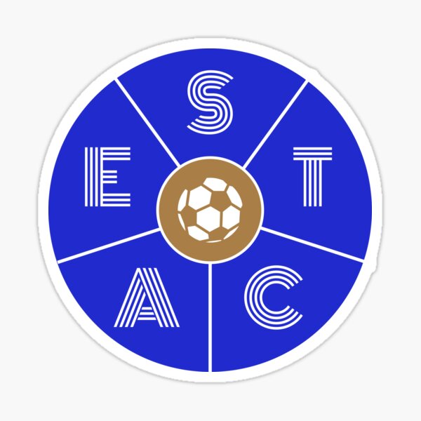 Item preview, ES Troyes AC ESTAC Football Minimalist Style Artwork designed and sold by kakarikihill.