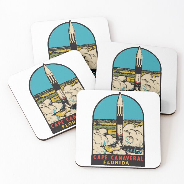 Item preview, Cape Canaveral Florida Vintage Style Decal designed and sold by Decal Mania.