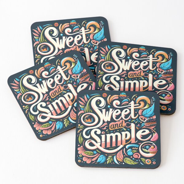 Item preview, Sweet and simple, typography designed and sold by maxmaj.