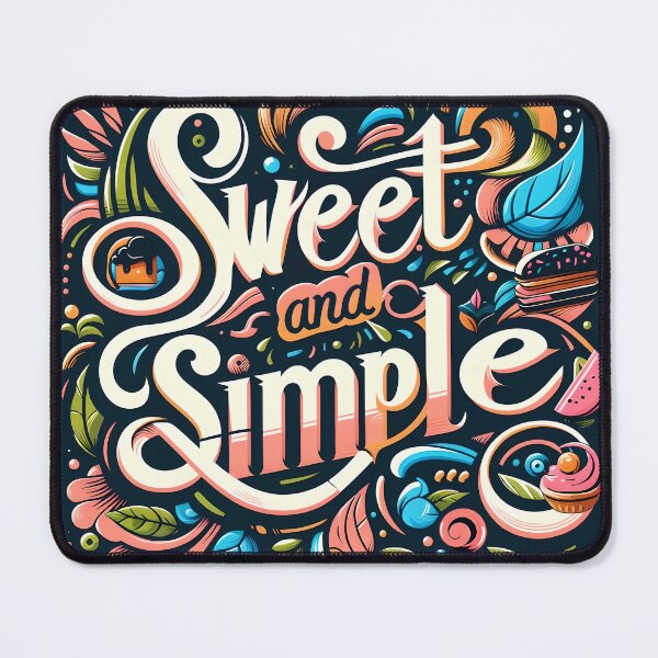 Item preview, Sweet and simple, typography designed and sold by maxmaj.
