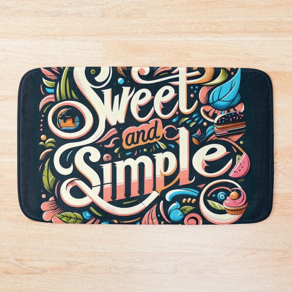 Item preview, Sweet and simple, typography designed and sold by maxmaj.