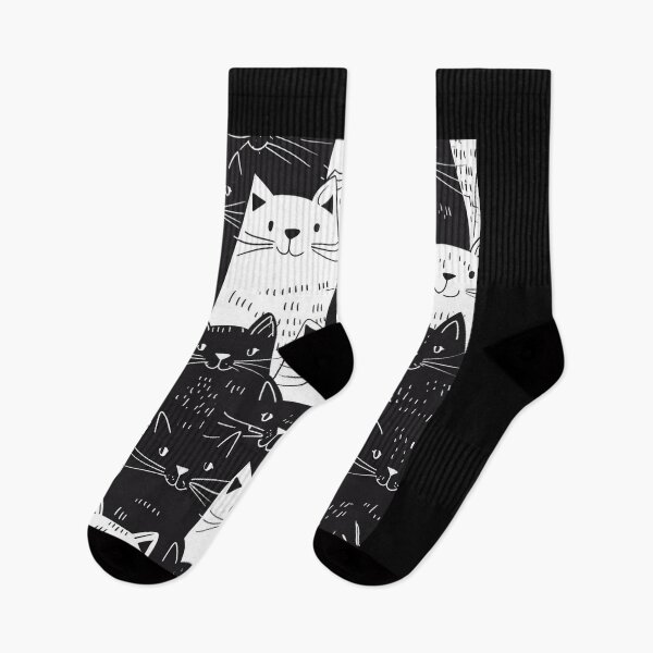 Item preview, Bicolor Cats Pattern designed and sold by Desfix.