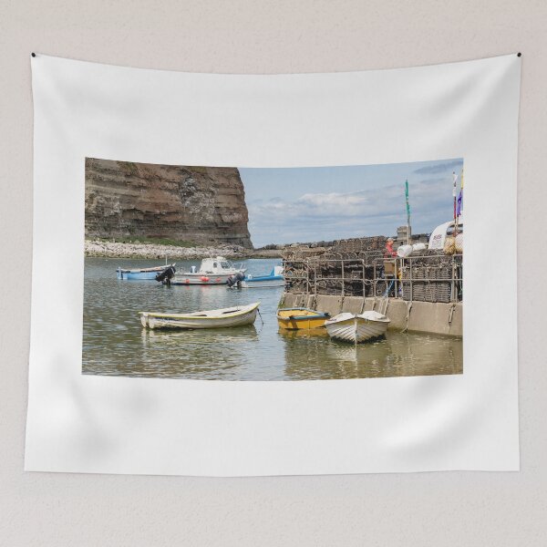 Item preview, Boats in Staithes harbour, Yorkshire designed and sold by yackers1.