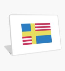 Sverige / USA Flag Laptop Skin