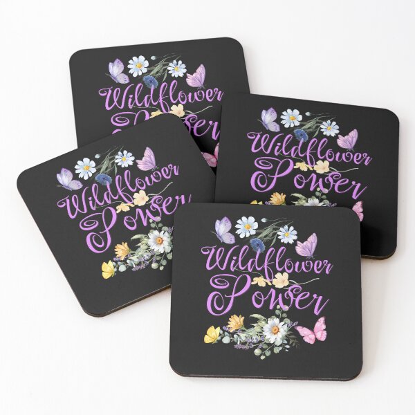 Item preview, Diseño colorido de flores y mariposas de poder de flores silvestres designed and sold by EarthArtDesigns.