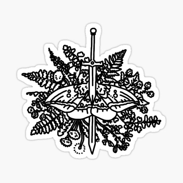 Item preview, The Knight moth in black designed and sold by localgeneric.