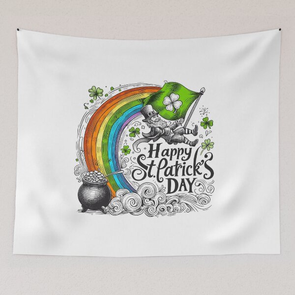 Item preview, Pot of Gold at End of Rainbow Irish designed and sold by Top-Bot.