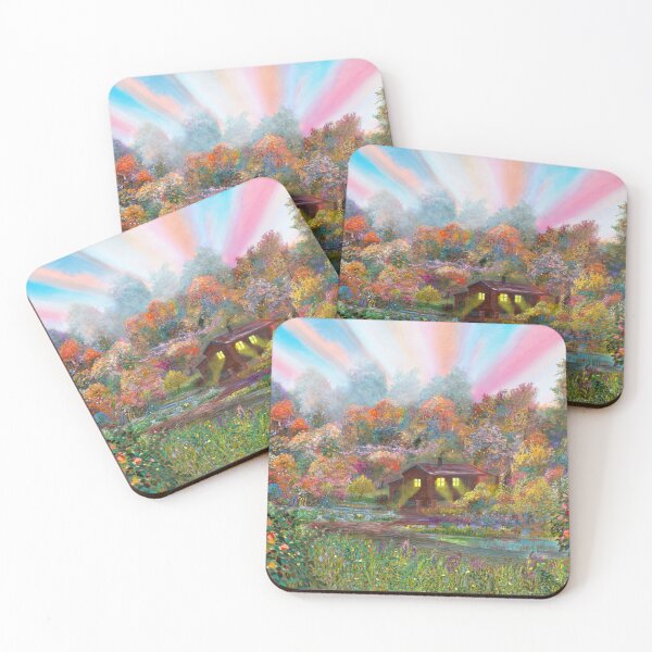 Item preview, Forest Light - a colorful and therapeutic forest designed and sold by art paintings.