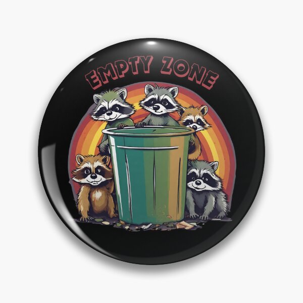 Item preview, Empty zone raccoon funny designed and sold by KrisStoneski.