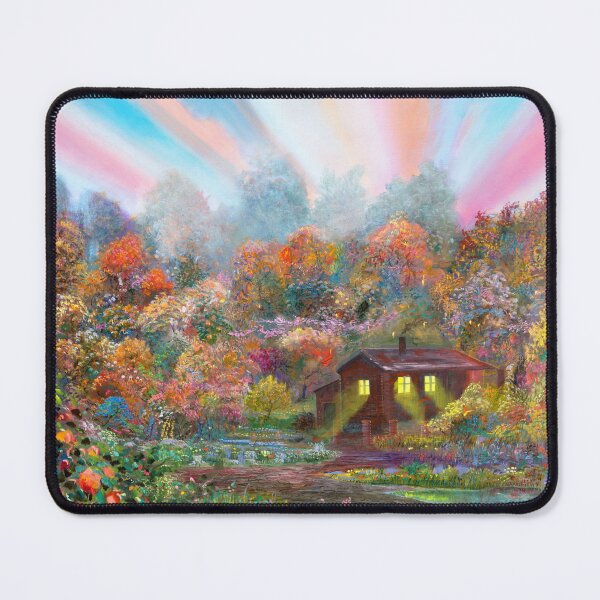 Item preview, Forest Light - a colorful and therapeutic forest designed and sold by art paintings.