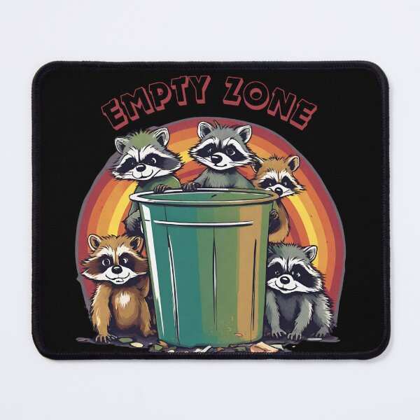 Item preview, Empty zone raccoon funny designed and sold by KrisStoneski.