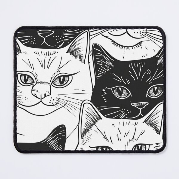 Item preview, Bicolor Cats Pattern designed and sold by Desfix.