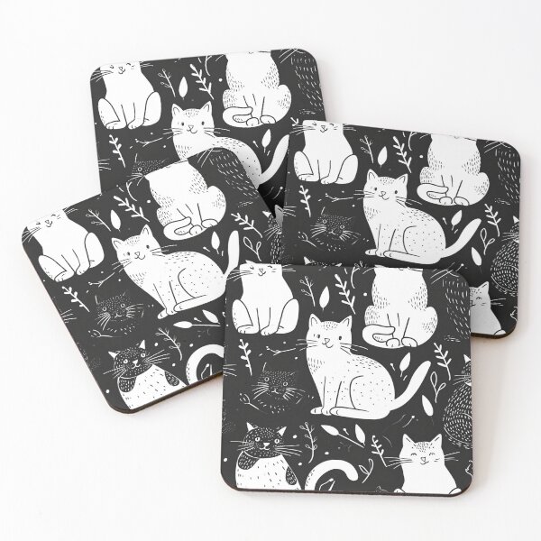 Item preview, Bicolor Cats Pattern designed and sold by Desfix.