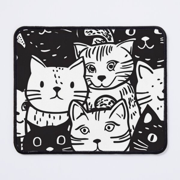 Item preview, Bicolor Cats Pattern designed and sold by Desfix.