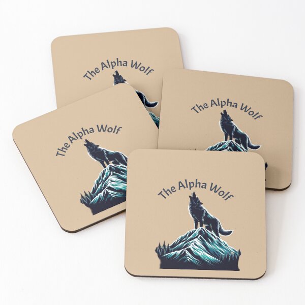 Item preview, "Majestic Alpha Wolf - Lone Wolf Howling on a Mountain" designed and sold by ChromaticBlend.