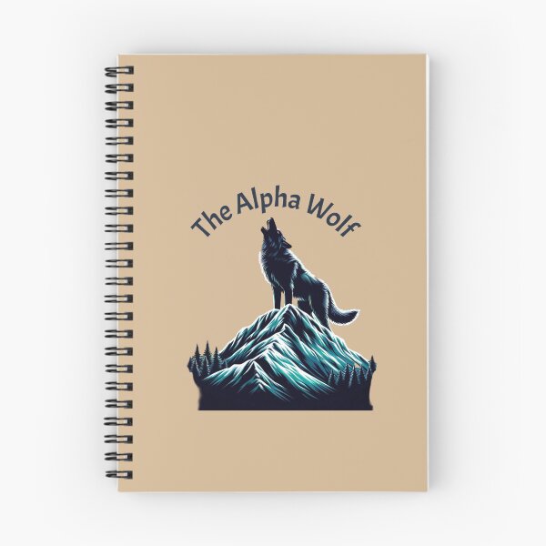 Item preview, "Majestic Alpha Wolf - Lone Wolf Howling on a Mountain" designed and sold by ChromaticBlend.