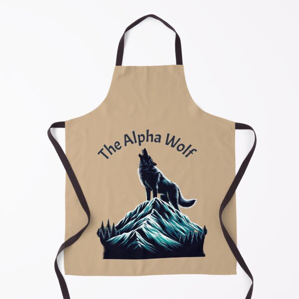Item preview, "Majestic Alpha Wolf - Lone Wolf Howling on a Mountain" designed and sold by ChromaticBlend.