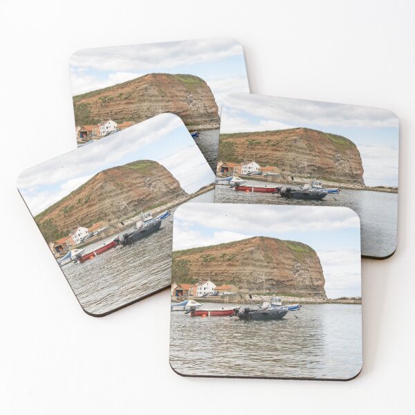 Item preview, Boats in Staithes Harbour, North Yorkshire designed and sold by yackers1.