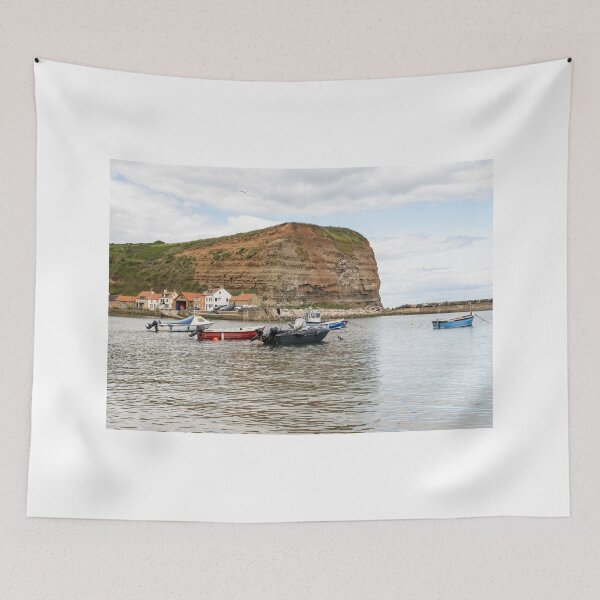 Item preview, Boats in Staithes Harbour, North Yorkshire designed and sold by yackers1.