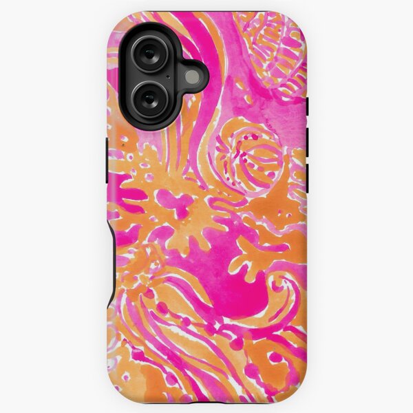 Aperçu de l'œuvre Orange and Hot Pink Tropical Design créée et vendue par avastravels.
