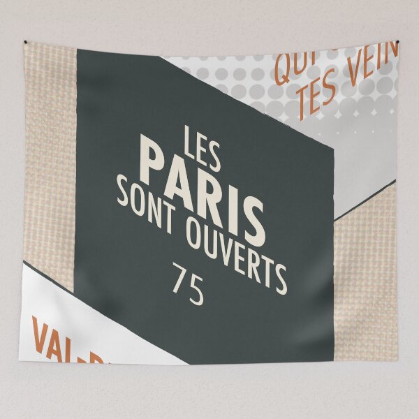 Item preview, Paris, Paris is open, 75 designed and sold by Cyrille BRG.