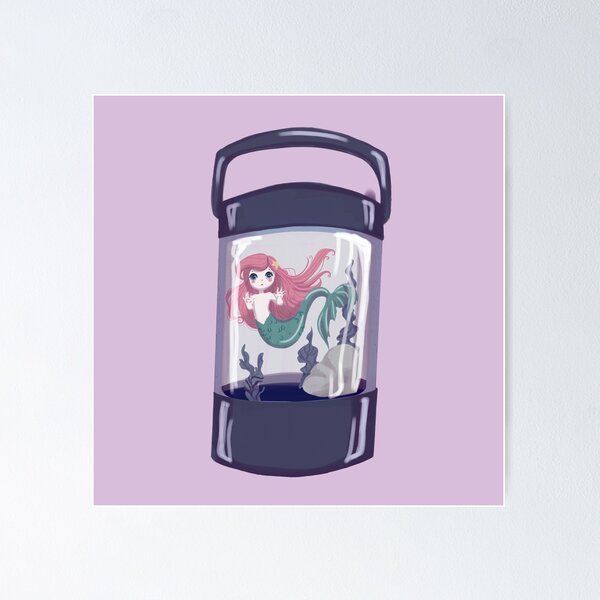 Item preview, Mermaid in the aquarium designed and sold by Lennapetersen.