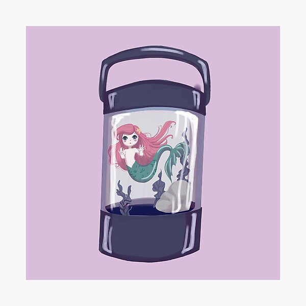 Item preview, Mermaid in the aquarium designed and sold by Lennapetersen.