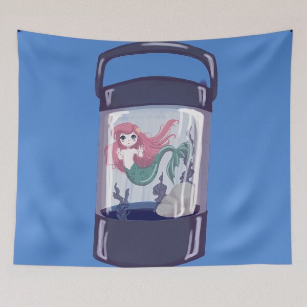 Item preview, Mermaid in the aquarium designed and sold by Lennapetersen.