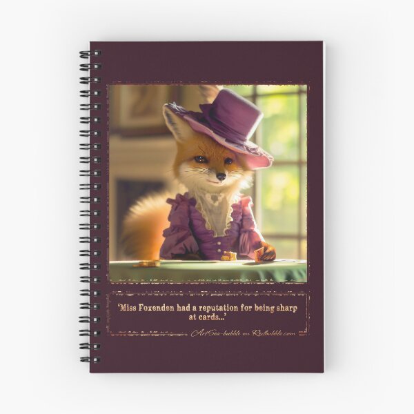Item preview, (With text) 'Miss Foxenden had a reputation for being sharp at cards...' designed and sold by ArtSea-Bubble.