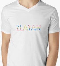 Sverige / USA / Zlatan (retro) Men's V-Neck T-Shirt