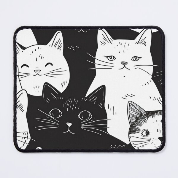 Item preview, Bicolor Cats Pattern designed and sold by Desfix.
