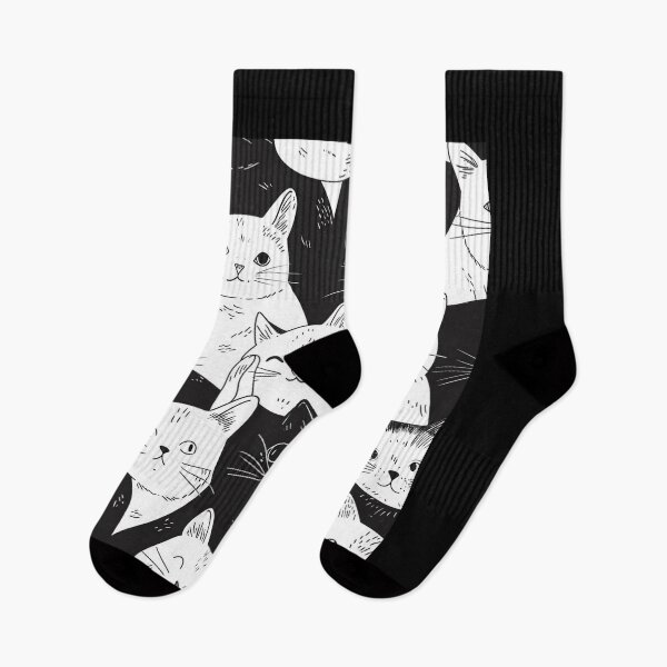 Item preview, Bicolor Cats Pattern designed and sold by Desfix.