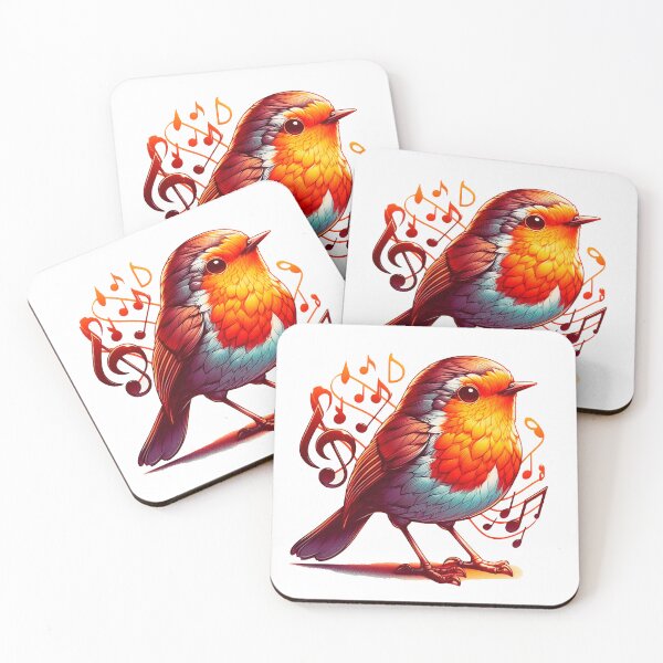 Item preview, Winged Harmony: Musical Robins in Style designed and sold by That Dream Store.