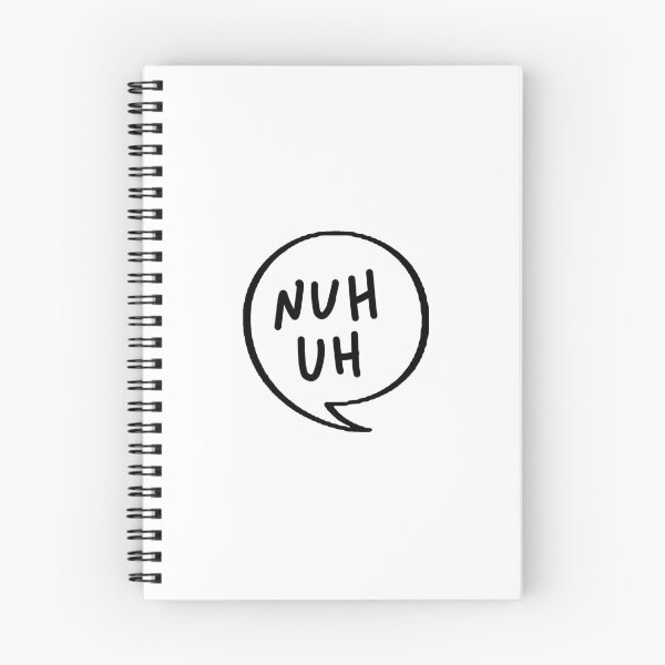 Item preview, NUH UH speech bubble designed and sold by justsquiid.
