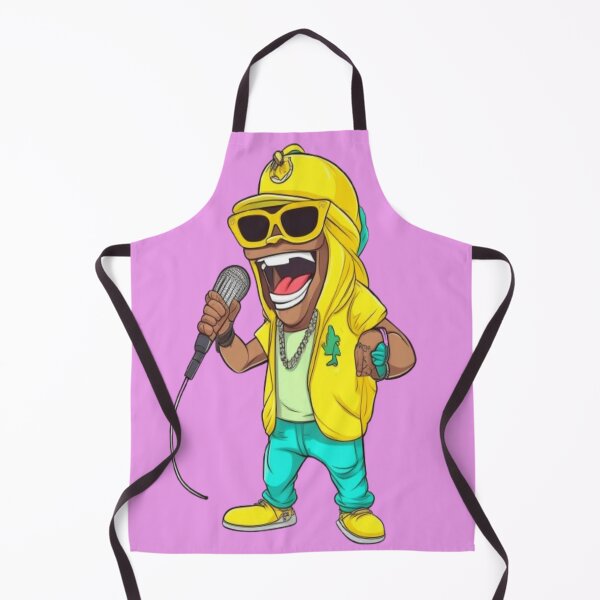Item preview, Yellow rapper with microphone designed and sold by danny-Dsign.