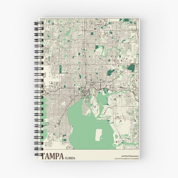 Item preview, Tampa Street Map designed and sold by mapsbymo.