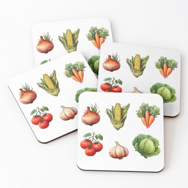 Item preview, fresh farmers market veggies pack designed and sold by Weirdanya.