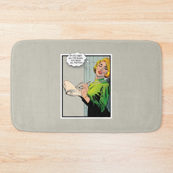 Item preview, If you obey all the rules, you miss all the fun - Retro comic art designed and sold by Alex Starcatcher.