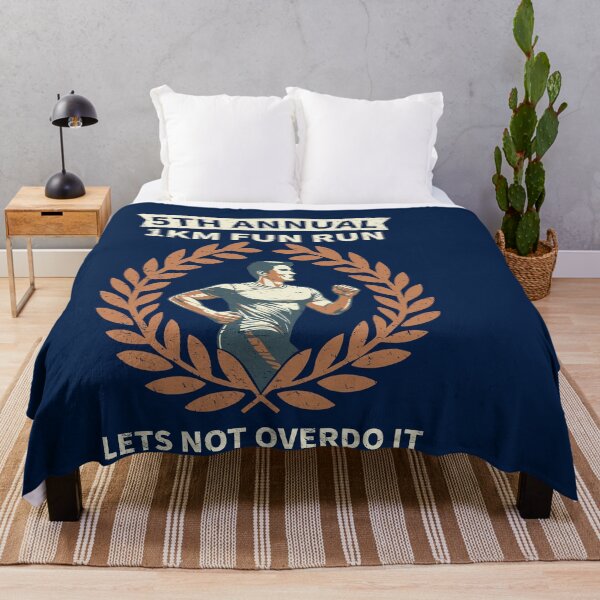 Item preview, 5th Annual 1km Fun Run Lets Not Overdo It | Funny Vintage Running designed and sold by d247.