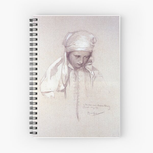 Item preview, Portrait of a girl, by Alphonse Mucha. HIGH DEFINITION designed and sold by MINDTHECHERRY.