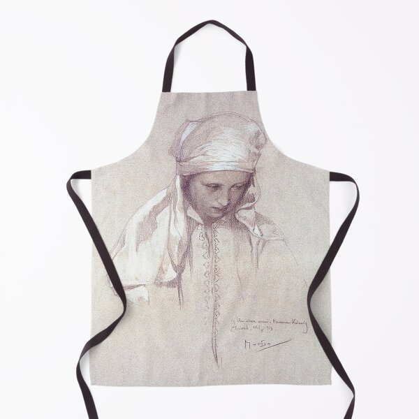 Item preview, Portrait of a girl, by Alphonse Mucha. HIGH DEFINITION designed and sold by MINDTHECHERRY.