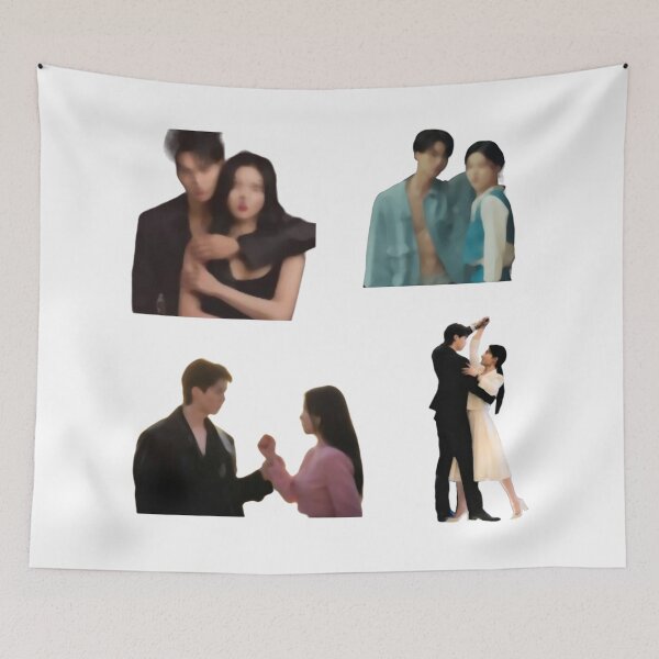 Item preview, My demon kdrama sticker pack kdrama cartoon designed and sold by vyascreations.