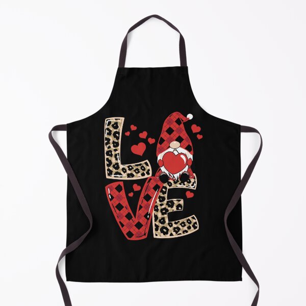 Artikelvorschau, Gnome Valentine Love Leopard Flannel – Valentinstag entworfen und verkauft von Smix Pixels.