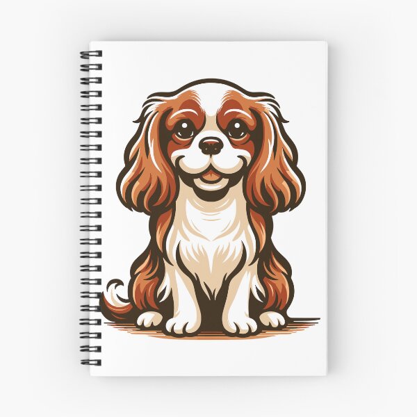 Item preview, Cavalier King Charles Spaniel  the Blenheim (brown and white) color 2 designed and sold by SteadyRolling.